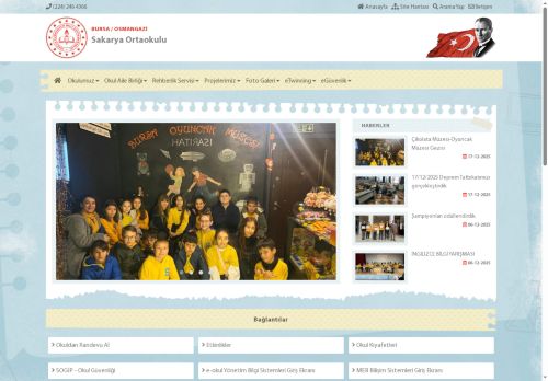 Sakarya Ortaokulu - Çevre Okuryazarı Yetiştirme Projesi