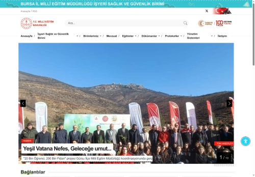 MEB BURSA İL MİLLÎ EĞİTİM MÜDÜRLÜĞÜ İŞYERİ SAĞLIK VE GÜVENLİK BİRİMİ