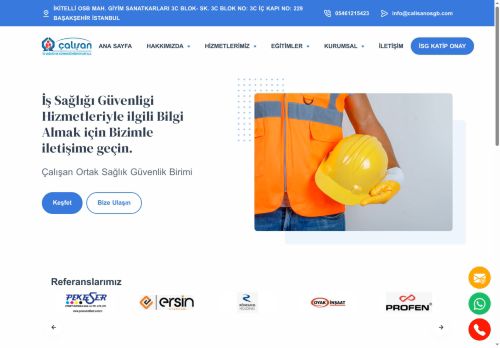 İŞ SAĞLIGI VE GÜVENLİĞİ HİZMETLERİ AŞ. | ÇALIŞAN OSGB