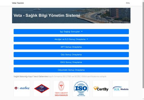 Index Veta VMS - Veta HBYS Ana Sayfa