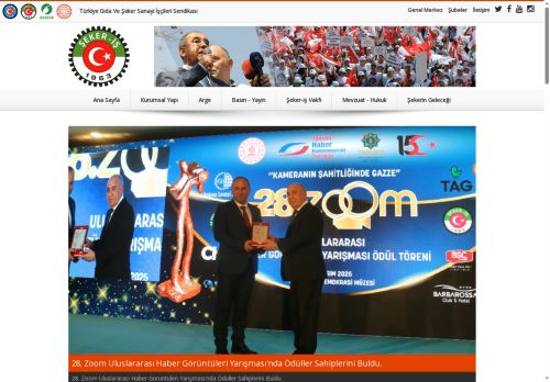 Ana Sayfa - Türkiye Gıda Ve Şeker Sanayi İşçileri Sendikası