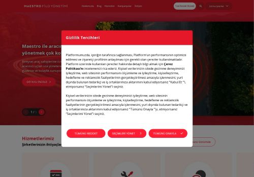 Maestro Filo Yönetimi ile Filo Yönetimi | Ana Sayfa