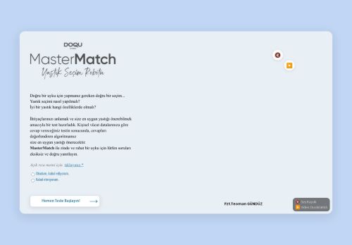 Yastık Seçim Robotu