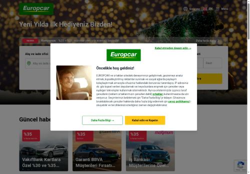 En Uygun Araç Kiralama Fiyatları | Europcar - Araç Kiralama