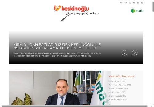 Keskinoğlu Gündem - Ana Sayfa