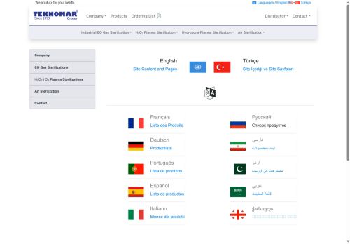Teknomar Resmi Web Sayfası