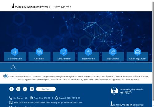 E-İşlem Merkezi - İzmir Büyükşehir Belediyesi