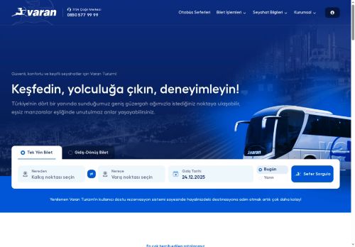 Varan Turizm | Online Otobüs Bileti