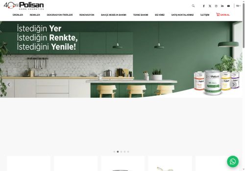 İç ve Dış Cephe Boyaları - Polisan Home Cosmetics | Türkiye'nin Lider Boya Markası