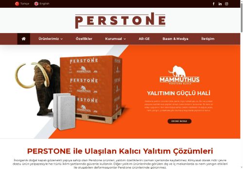 Yalıtım Ürünleri ve Çözümleri - Perstone