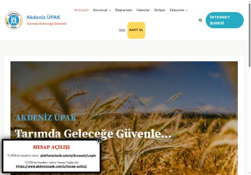 Akdeniz ÜPAK - Anasayfa