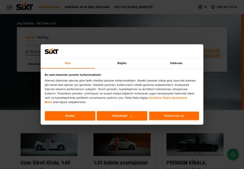 Sixt Türkiye - MULTİNET SAHİPLERİNE ÖZEL KAMPANYA !