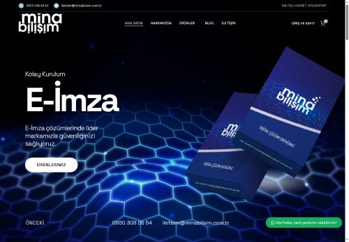 Mina Bilişim Danışmanlık Ltd. Şti. - Ana Sayfa