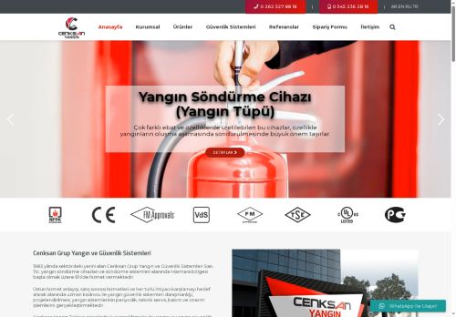 Cenksan Grup Yangın ve Güvenlik Sistemleri