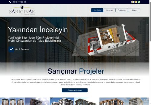 Sarıçınar Yapı A.Ş. | Yılmaz SARIÇINAR | Sarıçınar Evleri