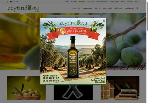 Zeytindostu Derneği – Bir Zeytini Sevmekle Başlar Herşey