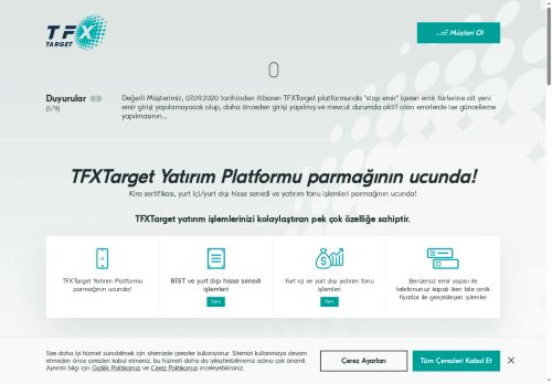 TFX Target - Yurt İçi ve Yurt Dışı Yatırım Fonu, Hisse Al Sat