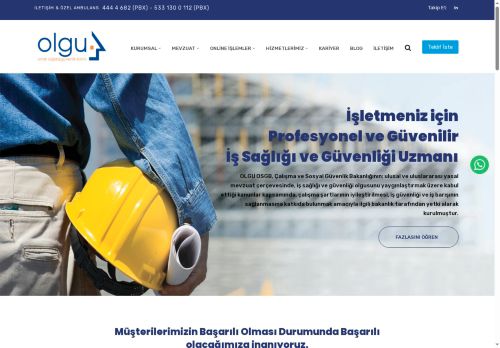 Olgu Ortak Sağlık Güvenlik Birimi Hizmetleri - Anasayfa