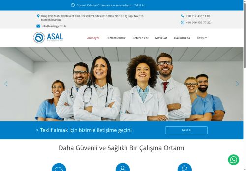 Asal İSG | İş Güvenliği Uzmanlığı | İstanbul, Türkiye