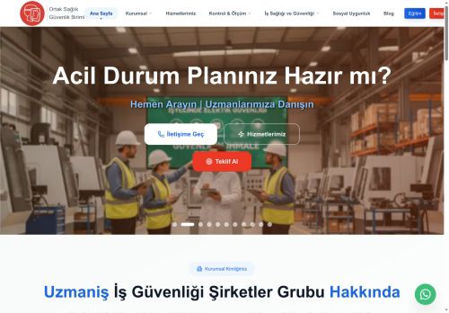 OSGB, İş Güvenliği ve İşyeri Hekimliği Hizmetleri | UZMANİŞ OSGB