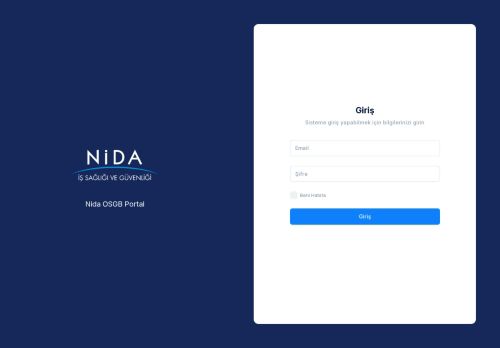 Nida Portal | Giriş
