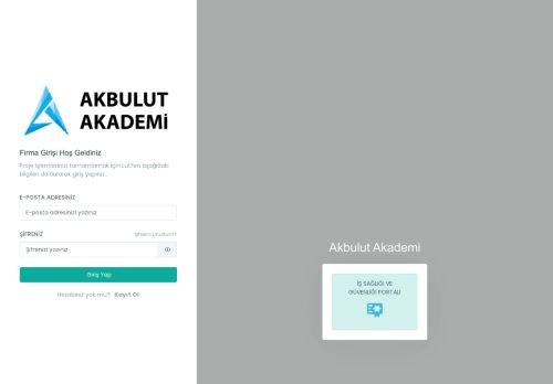 Giriş Yap | Akbulut Akademi Proje