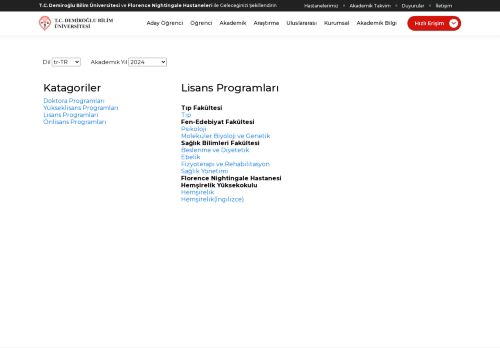 T.C. Demiroğlu Bilim Üniversitesi Bologna Bilgi Paketi - "T.C. Demiroğlu Bilim Üniversitesi Bologna Bilgi Paketi"