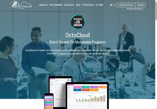 OctoCloud İşletmenizi Buluta Taşıyın-Kolay Muhasebe Programı