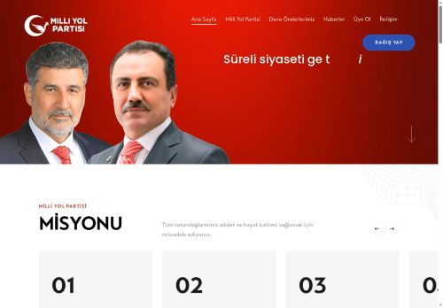 İl ve İlçe Başkanlıkları – Milli Yol Partisi