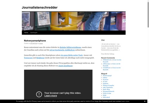 Journalistenschredder