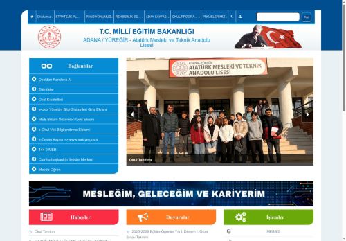 Atatürk Mesleki ve Teknik Anadolu Lisesi - ADANA / YÜREĞİR