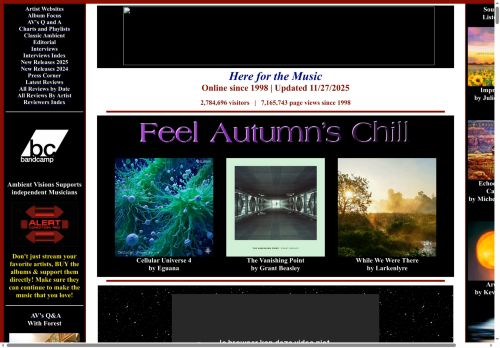 Ambient Visions Website