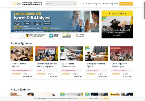 İstanbul Ticaret Üniversitesi Eğitim Portalı