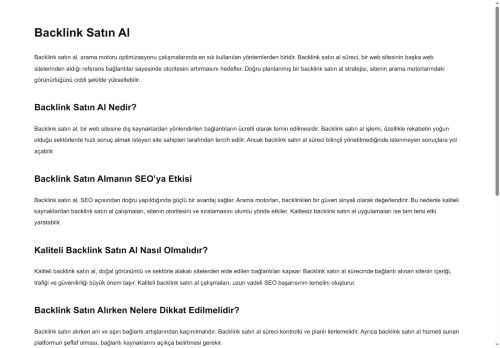 Backlink Satın Al | Güvenilir ve Etkili Backlink Çözümleri