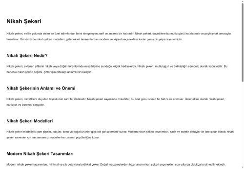 Nikah Şekeri | En Güzel ve Anlamlı Nikah Şekeri Modelleri