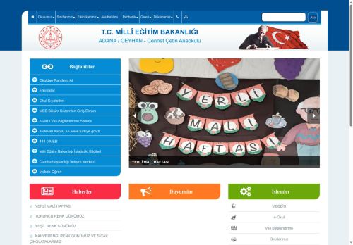 Cennet Çetin Anaokulu - ADANA / CEYHAN