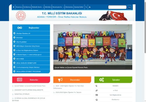 Ömer Refika Halıcılar İlkokulu - ADANA / YÜREĞİR