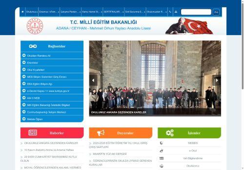 Mehmet Orhun Yaylacı Anadolu Lisesi - ADANA / CEYHAN