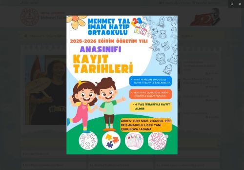 Mehmet Tal İmam Hatip Ortaokulu - ADANA / ÇUKUROVA