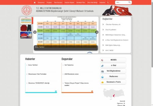 Büyükmangıt Şehit Cüneyt Muhacir Ortaokulu - ADANA / CEYHAN