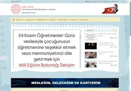 Türk Tekstil Vakfı Mesleki ve Teknik Anadolu Lisesi - ADANA / SARIÇAM