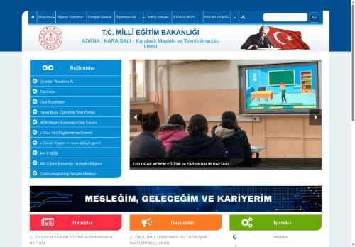 Karaisalı Mesleki ve Teknik Anadolu Lisesi - ADANA / KARAİSALI