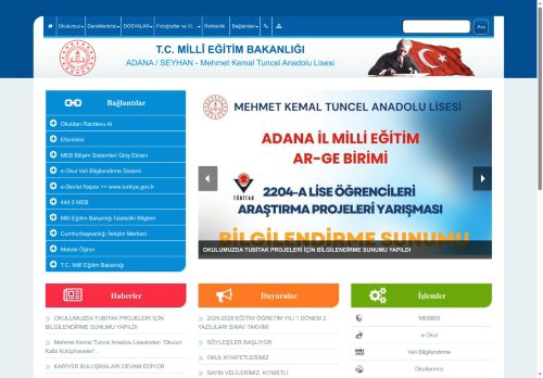 Mehmet Kemal Tuncel Anadolu Lisesi - ADANA / SEYHAN