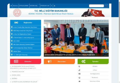 Pekmezci Şehit Bircan İlhanlı İlkokulu - ADANA / KOZAN