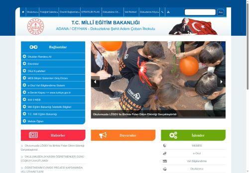 Dokuztekne Şehit Adem Çoban İlkokulu - ADANA / CEYHAN