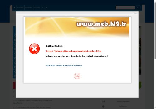 Belma-Ali Kavak Anadolu Lisesi - HATAY / ANTAKYA