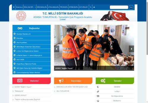 Yumurtalık Çok Programlı Anadolu Lisesi - ADANA / YUMURTALIK