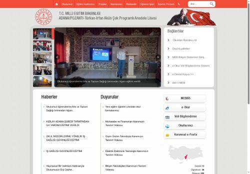 Türkan-İrfan Akün Çok Programlı Anadolu Lisesi - ADANA / POZANTI