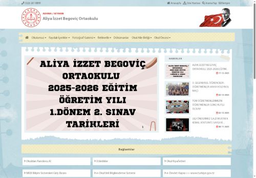 Aliya İzzet Begoviç Ortaokulu - ADANA / SEYHAN