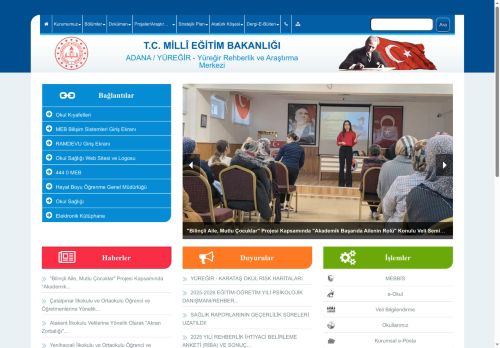 Yüreğir Rehberlik ve Araştırma Merkezi - ADANA / YÜREĞİR